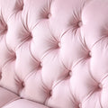 Chesterfield Sofa 3 Seater ,Modern Sofa,Pink Color Pink Velvet