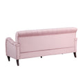 Chesterfield Sofa 3 Seater ,Modern Sofa,Pink Color Pink Velvet