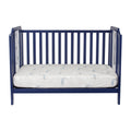 Celeste 3 In 1 Convertible Island Crib Navy Blue Navy Blue Solid Wood