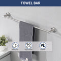 Brushed Nickel Bathroom Hardware Accessories 4 Pieces Set Brushed Nickel Stainless Steel