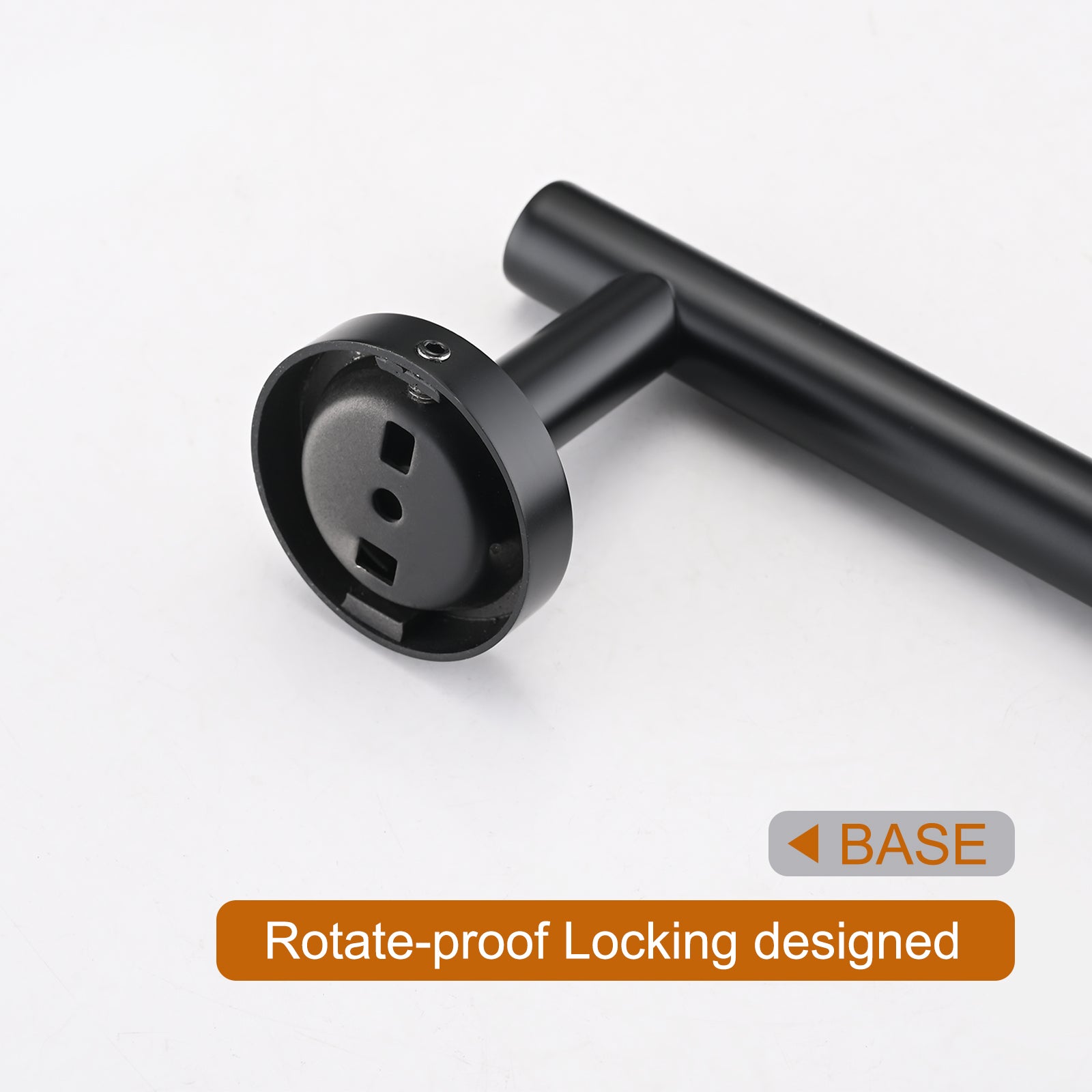 Bathroom Matte Black Hardware Accessories 5 Pieces Set Matte Black Stainless Steel