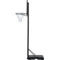 Portable Basketball Hoop Basketball System 4.76 10Ft Height Adjustable For Youth Adults Led Ights, Colorful Lights, Waterproof Super Bright To Play At Night Outdoors,Good Gift For Kid Black Metal