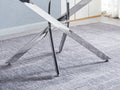 Modern Glass Table For Dining Room Kitchen, 0.39