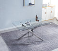 Modern Glass Table For Dining Room Kitchen, 0.39