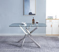 Modern Glass Table For Dining Room Kitchen, 0.39