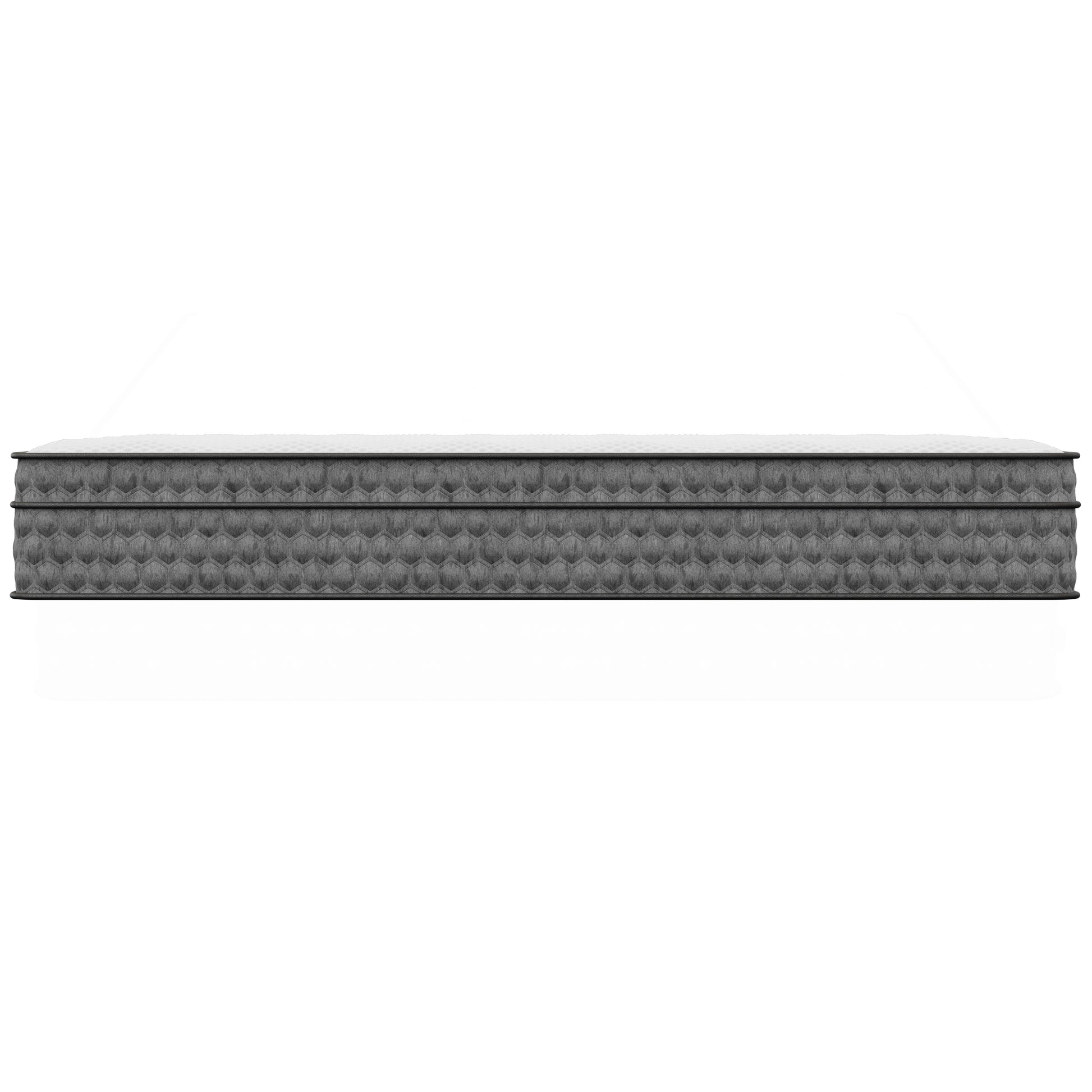 Full Zen Cool Gel Hybrid Euro Top 11" Medium Feel White Polyurethane
