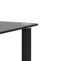 2 Piece Black Side Table2 Tier Space End Table ,Modern Night Stand, Sofa Table, Side Table With Storage Shelve Black Glass