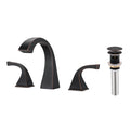 2 Handle Bathroom Sink Faucet With Drain, Oil Rubbed Bronze Oil Rubbed Bronze Brass