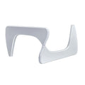 Home Modern Triangle Coffee Table White Solid Wood
