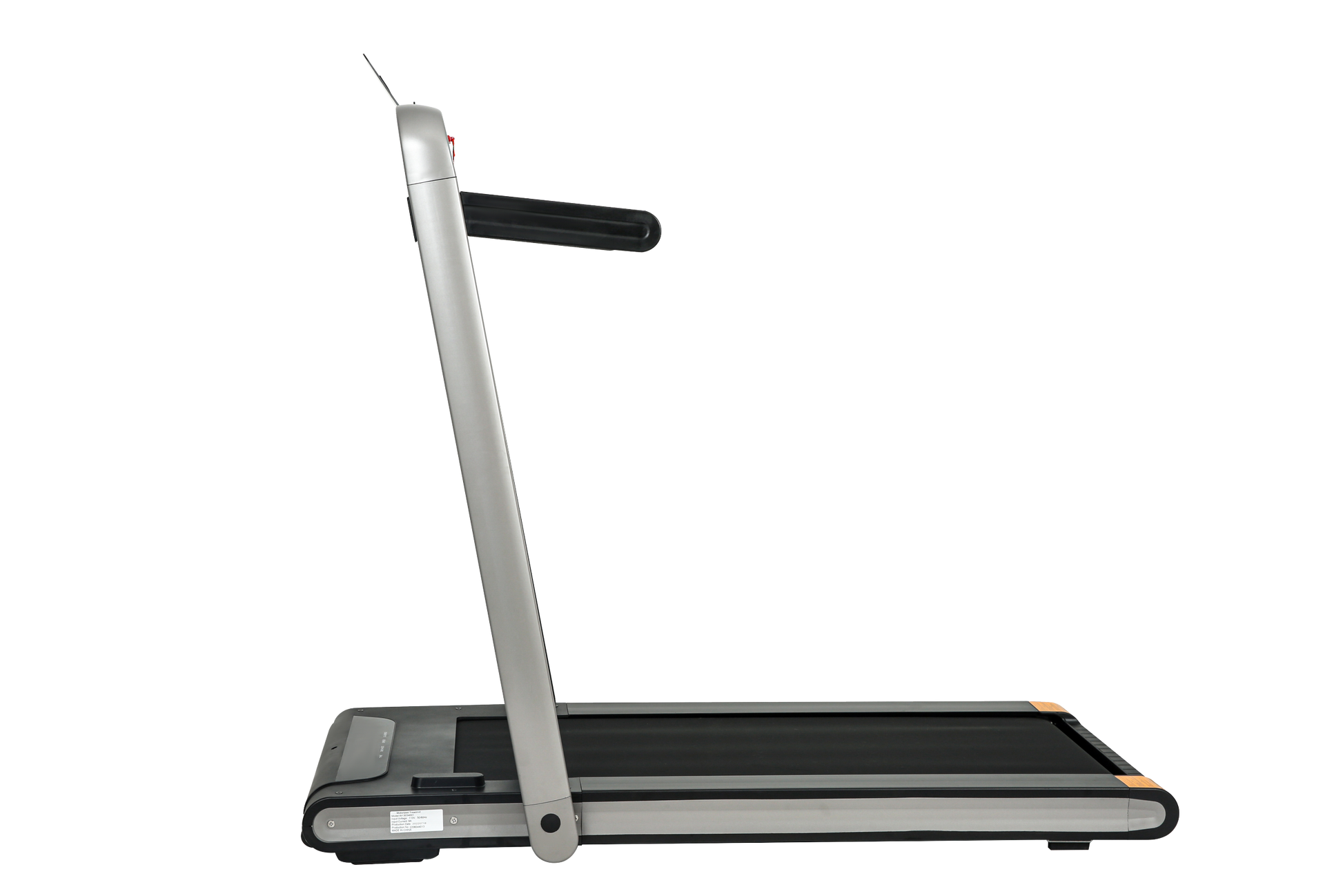 2 In 1 Under Desk Treadmill, 2.5Hp Folding Electric Treadmill Walking Jogging Machine For Home Office With Remote Control Antique Gray Iron