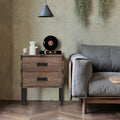 Antique Reclaimed Wood Gray Trunk Table And Side Table S 3 With Large Storage Dress Up Your Liviing Room Antique Gray Solid Wood