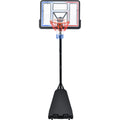 Portable Basketball Hoop Basketball System 8 10Ft Height Adjustable For Youth Adults Led Basketball Hoop Lights, Colorful Lights, Waterproof,Super Bright To Play At Night Outdoors,Good Gift For Kids Black Metal