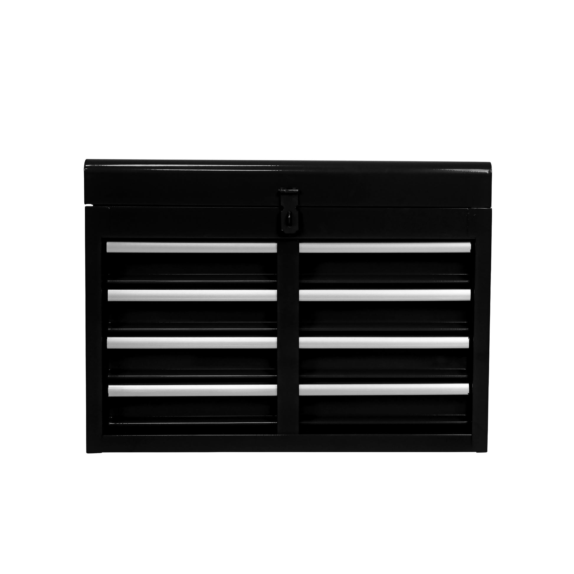 Detachable 5 Drawer Tool Chest With Bottom Cabinet And One Adjustable Shelf Black Black Metal