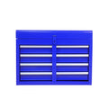 Detachable 5 Drawer Tool Chest With Bottom Cabinet And One Adjustable Shelf Blue Blue Metal