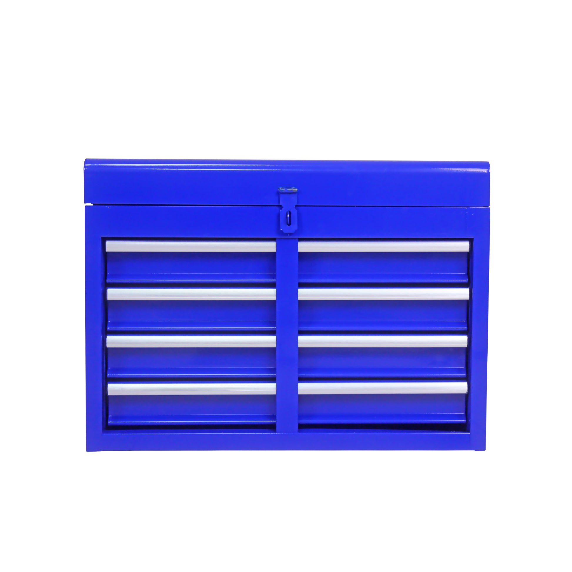 Detachable 5 Drawer Tool Chest With Bottom Cabinet And One Adjustable Shelf Blue Blue Metal