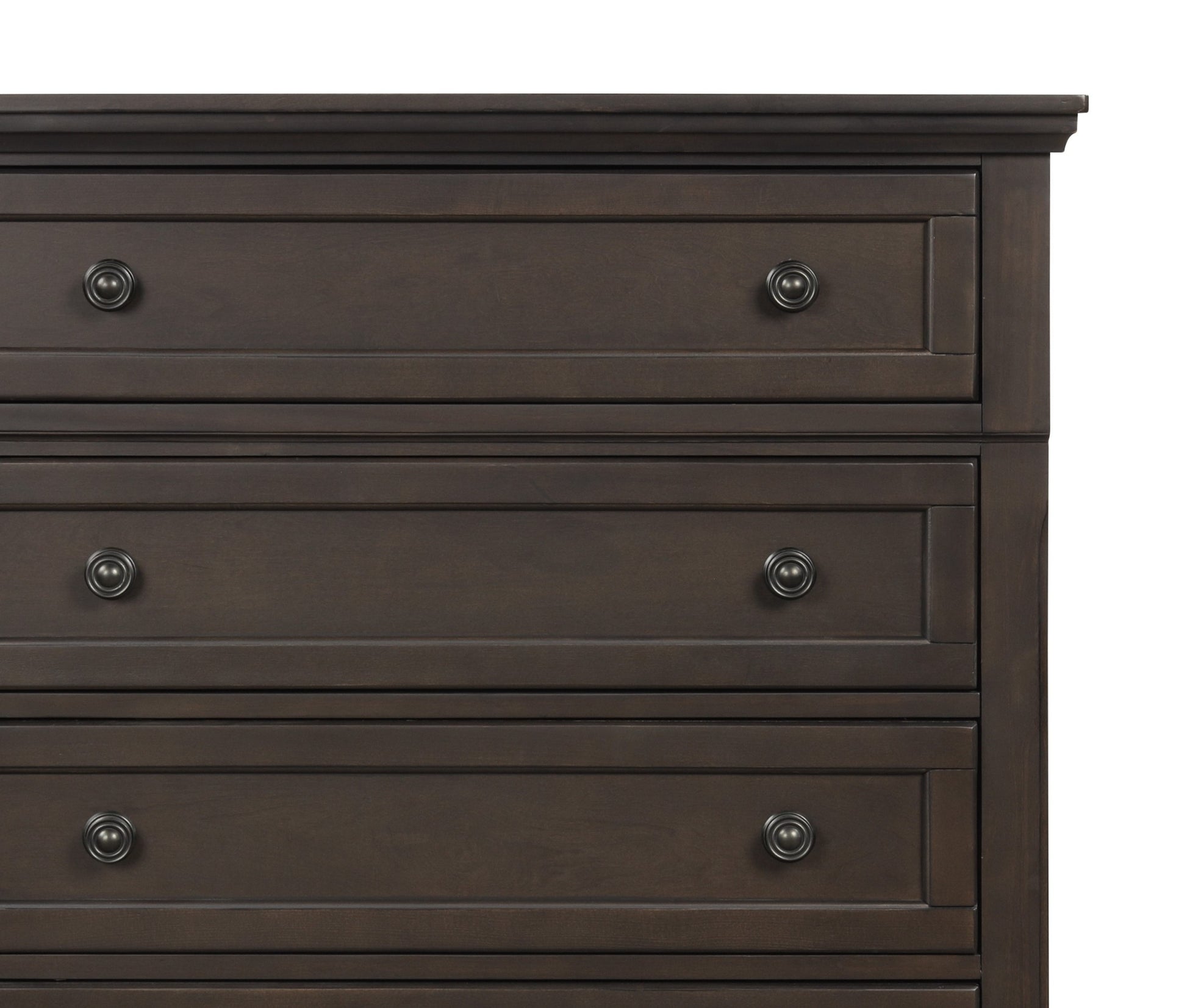 Traditional Design Bedroom Furniture 1Pc Chest Of 5X Drawers Grayish Brown Finish Wooden Furniture Brown Mix 5 Drawers & Above Bedroom Traditional,Transitional Wood