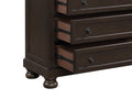 Traditional Design Bedroom Furniture 1Pc Chest Of 5X Drawers Grayish Brown Finish Wooden Furniture Brown Mix 5 Drawers & Above Bedroom Traditional,Transitional Wood