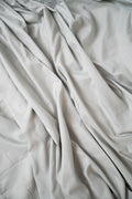 5 Piece Pewter Microplush And Bamboo Split Queen Hypoallergenic Sheet Set Pewter Microfiber