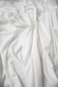 4 Piece White Bamboo Flex Head Queen Hypoallergenic Sheet Set White Bamboo