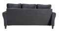 Video Modern Velvet Couch With 2 Pillow, 78 Inch Width Living Room Furniture, 3 Seater Sofa With Plastic Legs Black Velvet