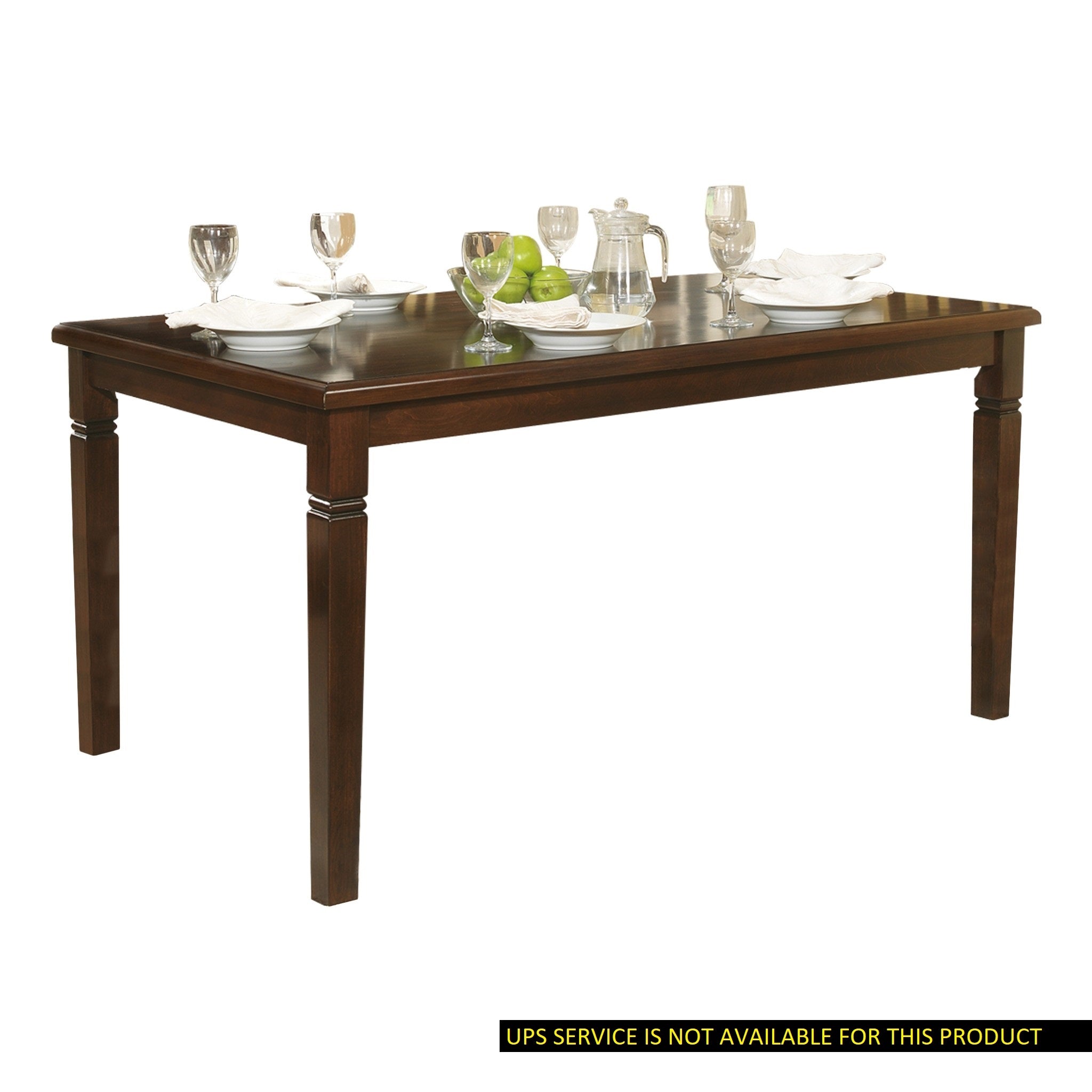 Espresso Finish Transitional Style 1Pc Dining Table Oak Veneer Wood Casual Dining Room Furniture Espresso Dining Room Transitional Wood