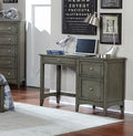 Transitional Styled Furniture Cool Gray Finish 1Pc Writing Desk With 2X Drawers 1 Keyboard Tray Home Furniture Office Furniture Gray Office Transitional Wood