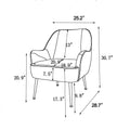 Modern Soft White Teddy Fabric Ivory Ergonomics Accent Chair Living Room Chair Bedroom Chair Home Chair With Gold Legs And Adjustable Legs For Indoor Home Off White Foam Faux Fur