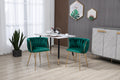 Coolmore Leisuredining Chairsaccent Chair2Pc Set Emerald Metal