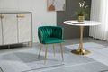 Coolmore Leisuredining Chairsaccent Chair2Pc Set Emerald Metal
