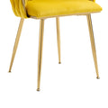 Coolmore Leisuredining Chairsaccent Chair1Pc Set Mustard Metal