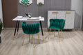 Coolmore Leisuredining Chairsaccent Chair2Pc Set Emerald Metal