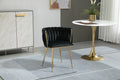 Coolmore Leisuredining Chairsaccent Chair1Pc Set Black Metal