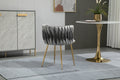 Coolmore Leisuredining Chairsaccent Chair2Pc Set Grey Metal