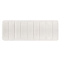 Metal Base Upholstered Bench For Bedroom For Entryway White Velvet