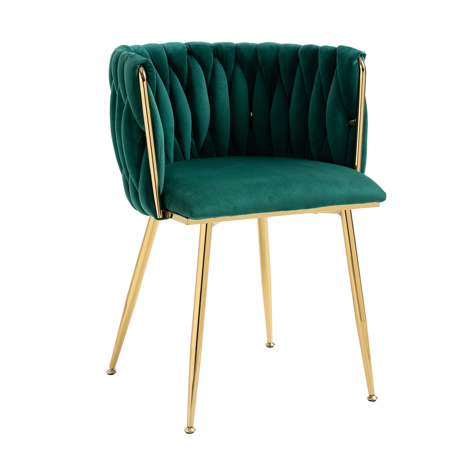 Coolmore Leisuredining Chairsaccent Chair2Pc Set Emerald Metal