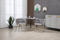 Coolmore Leisuredining Chairsaccent Chair2Pc Set Grey Metal