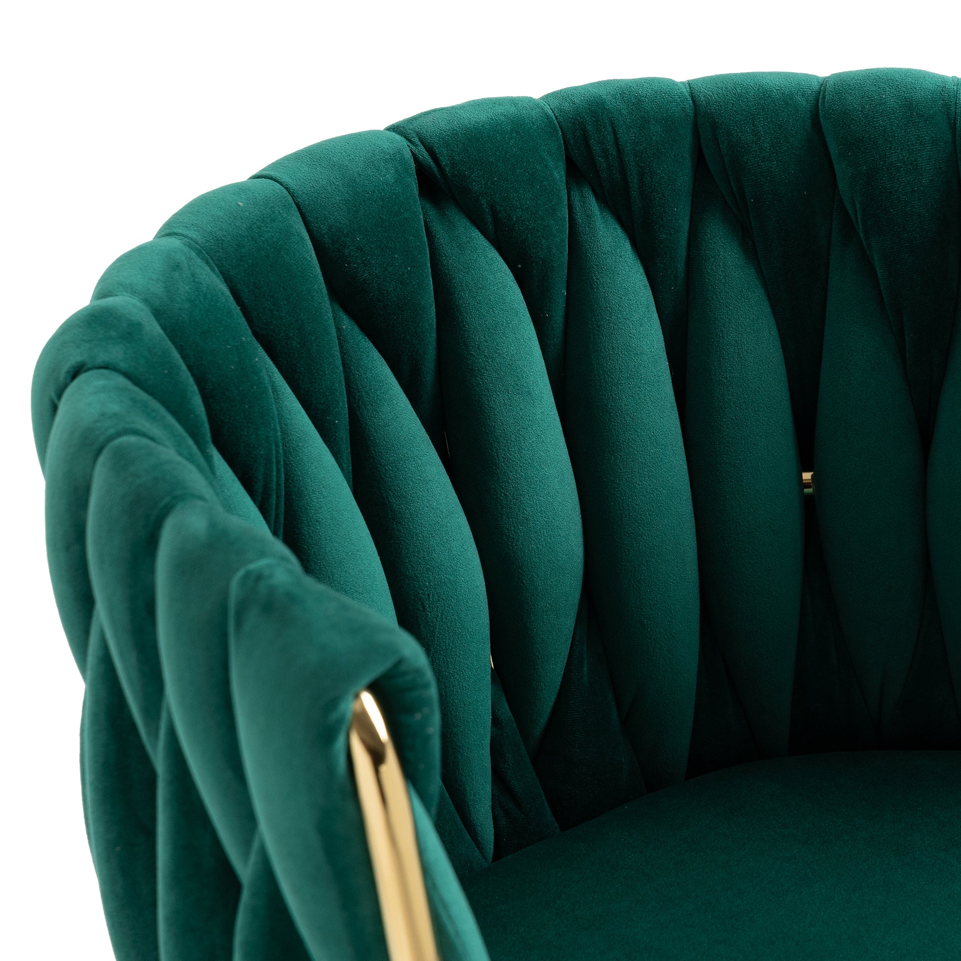 Coolmore Leisuredining Chairsaccent Chair2Pc Set Emerald Metal