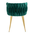 Coolmore Leisuredining Chairsaccent Chair2Pc Set Emerald Metal