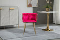 Coolmore Leisuredining Chairsaccent Chair1Pc Set Red Metal