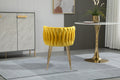 Coolmore Leisuredining Chairsaccent Chair1Pc Set Mustard Metal