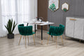 Coolmore Leisuredining Chairsaccent Chair2Pc Set Emerald Metal