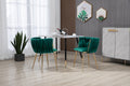 Coolmore Leisuredining Chairsaccent Chair2Pc Set Emerald Metal