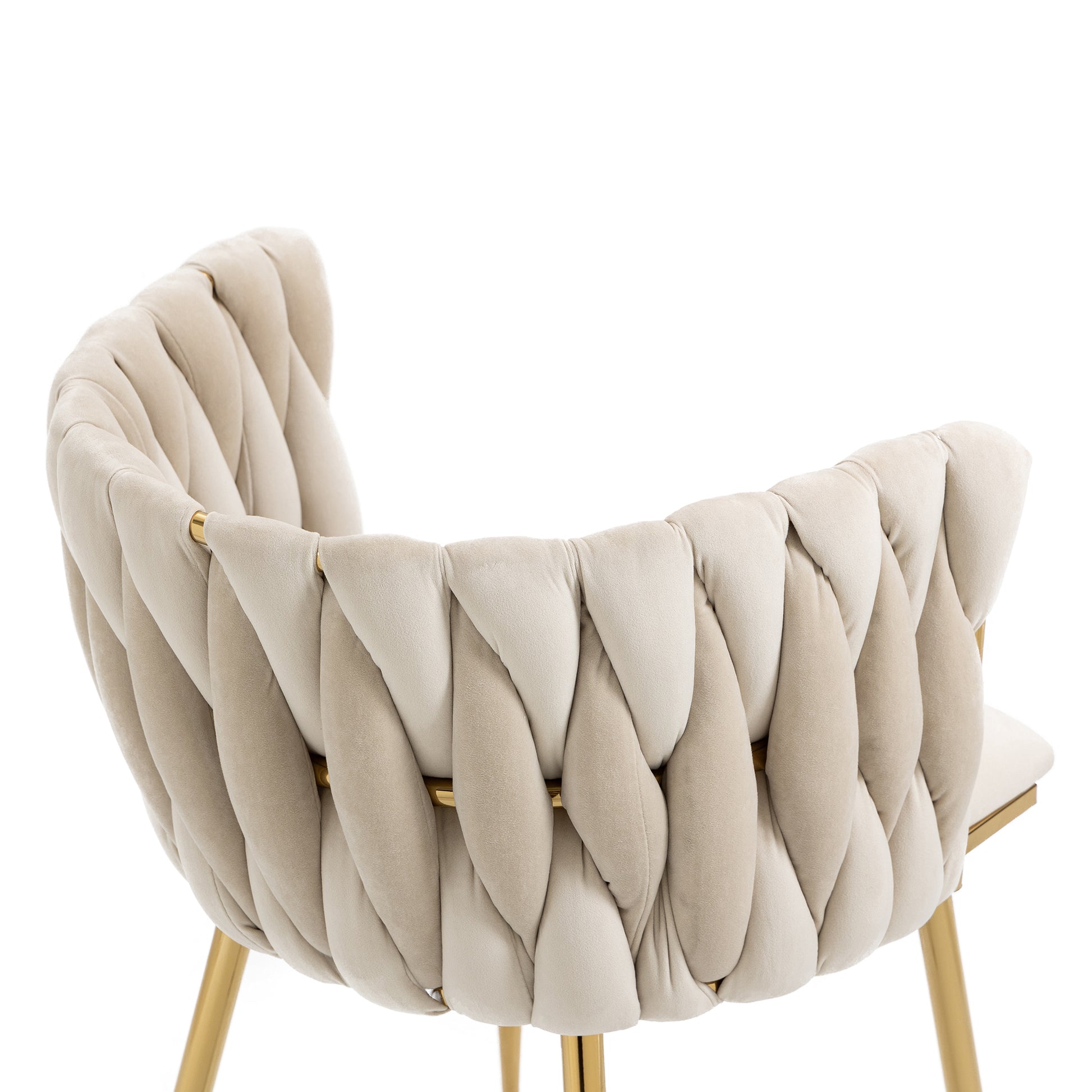 Coolmore Leisuredining Chairsaccent Chair1Pc Set Ivory Metal