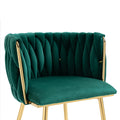Coolmore Leisuredining Chairsaccent Chair2Pc Set Emerald Metal