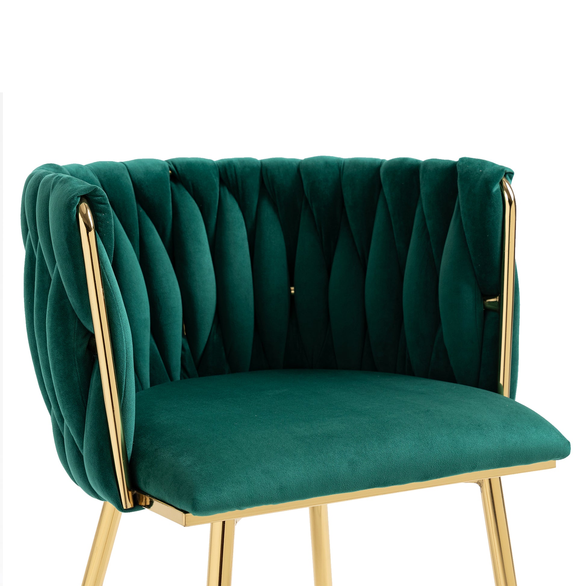 Coolmore Leisuredining Chairsaccent Chair2Pc Set Emerald Metal