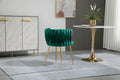 Coolmore Leisuredining Chairsaccent Chair2Pc Set Emerald Metal