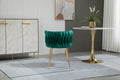Coolmore Leisuredining Chairsaccent Chair1Pc Set Emerald Metal