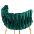 Coolmore Leisuredining Chairsaccent Chair2Pc Set Emerald Metal