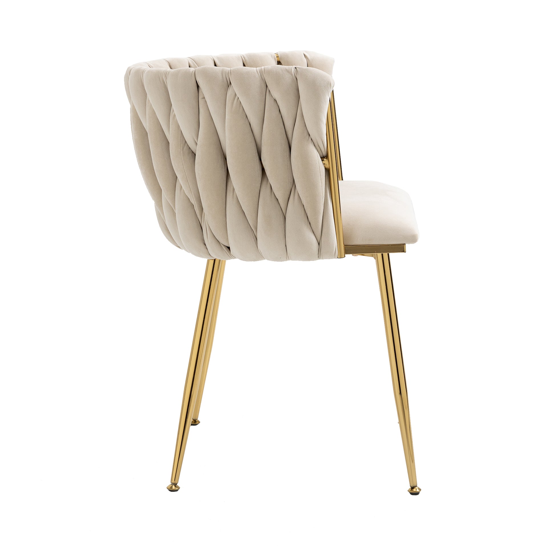 Coolmore Leisuredining Chairsaccent Chair1Pc Set Ivory Metal