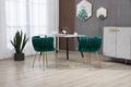 Coolmore Leisuredining Chairsaccent Chair2Pc Set Emerald Metal